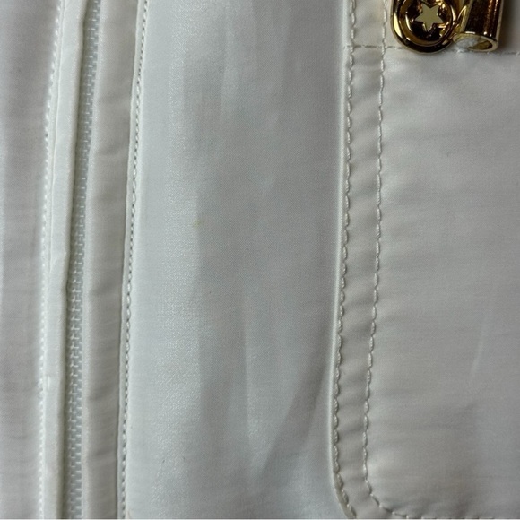 Piero Guidi Magic Circus Italian Designer White Quilted Winter Jacket Size L - Picture 11 of 16